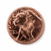 1 Oz Copper Bull & Bear Front - GBI