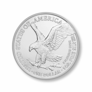 1 Oz Silver American Eagle Back - GBI