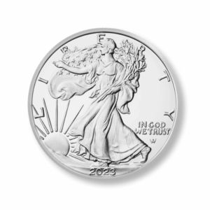 1 Oz Silver American Eagle Front - GBI