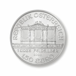 1 Oz Silver Austrian Philharmonic Back - GBI