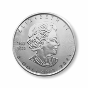 1 Oz Silver Canadian Maple Back - GBI