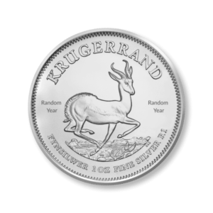 1 Oz Silver Krugerrand Front - GBI