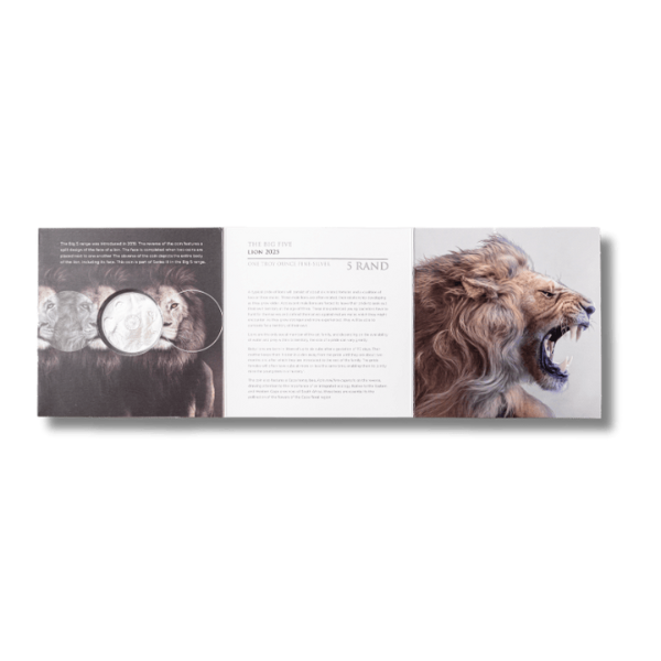 Big 5 Series Lion 1 Oz Silver Information - Gold Berg International
