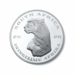 2 Oz Silver Cheetah Back - The African Range